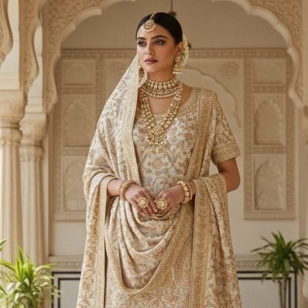 Mehr-e-Riwaayat | Luxury Sozni, Resham & Tilla Bridal Gharara Set